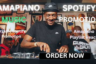 promote afro house and amapiano music organically