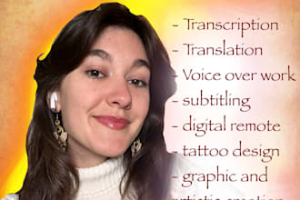 translate and transcribe french english, english french