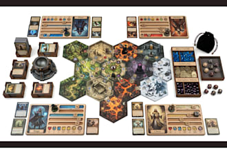 design board game card game tabletop game cards box rulebook tarot card game