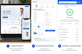 build professional medical,clinic website on wordpress with appointment booking