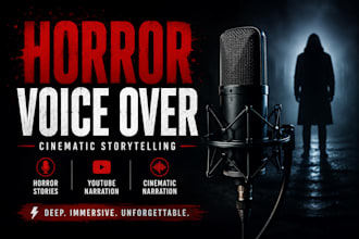 do ai voice over for horror stories youtube narration cinematic and storytelling