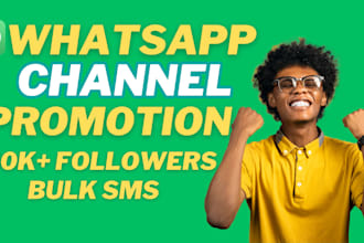 grow whatsapp followers and boost 50k whatsapp channel members with bulk sms