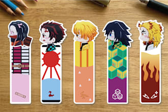 design creative custom bookmark for KDP and book lovers