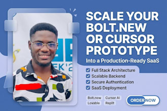 scale your bolt new or cursor prototype into a production ready saas
