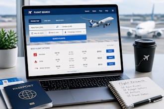research the best and cheapest flight options