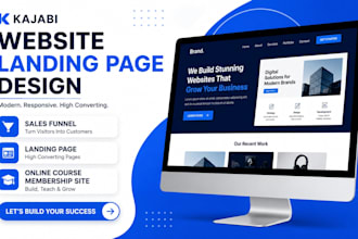 design kajabi website online course kajabi landing page thinkific website expert