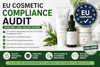 audit your skincare label for eu cosmetic regulation compliance