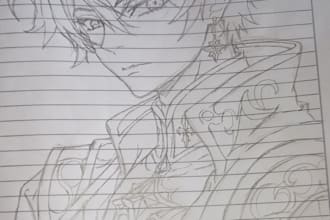 draw a pencil sketch for you