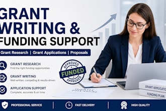 do grant writing grant research and grant application for funding