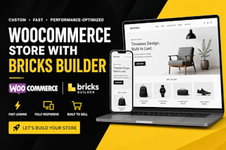 your woocommerce store with bricks builder