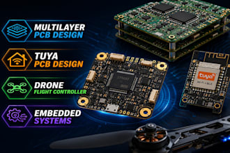 design multilayer pcb, tuya pcb and drone flight controller systems