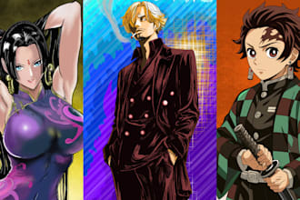 make anime art commission at reasonable price