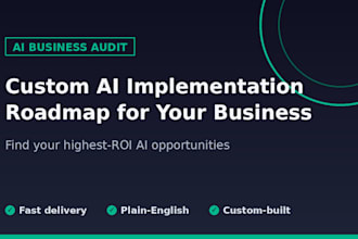 audit your business and deliver a custom ai implementation roadmap