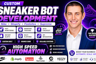 sneaker bot, shopping bot, lazada bot, restock bot, amazon bot, scalping bot