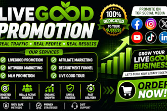 do exclusive livegood promotion live good tour MLM promotion for new sign uplive