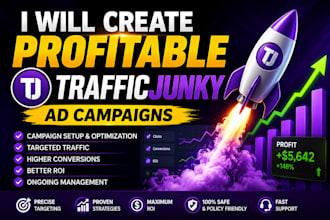 create profitable traffic junky ad campaigns