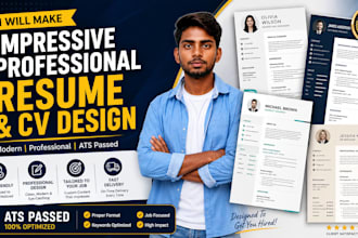 create ats resume, CV design, resume writing and professional resume