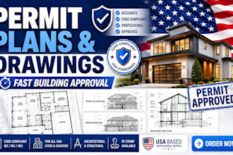 create permit plans and permit drawings for building approval