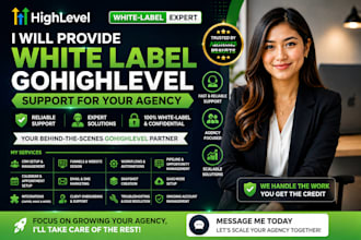 provide white label gohighlevel support for your agency