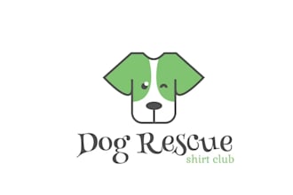 design unique dog paw logo