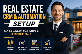 build a real estate CRM and lead follow up system
