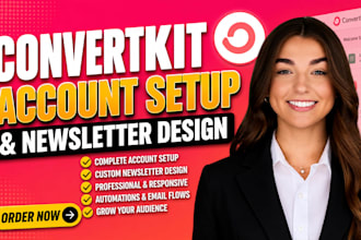 setup convertkit newsletter convertkit email sequence expert kit landing page