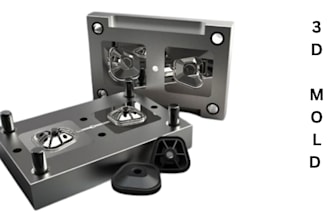 do 3d mold design silicon 3d cad dfm for plastic injection molded parts resin