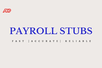 do stubs, form w2, 1040 and 1099 urgent fast