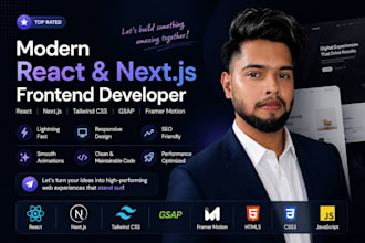 build a modern nextjs website