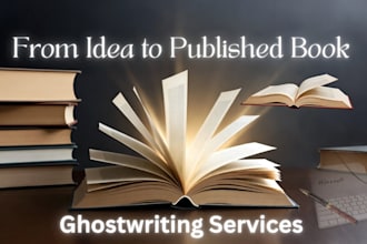 ghostwrite your self help ebook as a published author