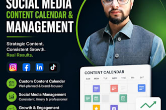 create a social media content calendar for you