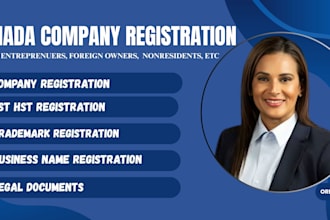 register canada company federal and provincial incorporation, gst hst, trademark