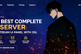 setup best complete iptv server xui one, xtream ui panel with SSL