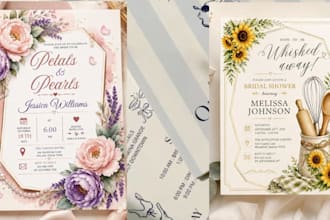 design bachelorette party invitation hen party invite and bridal shower card