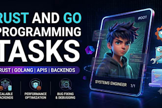 do rust and go programming tasks
