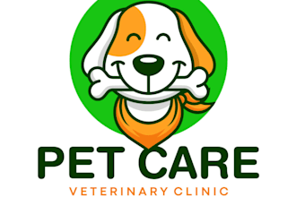 design amazing mascot cartoon logo for your dog