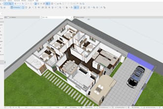 convert PDF, sketch or image into archicad floor plans