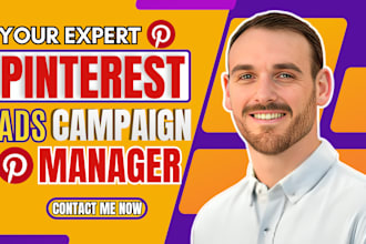 be your expert pinterest ads manager and setup ads campaign for sales and SEO