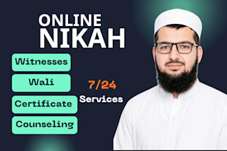 your online nikah imam for quick an valid nikah, marriage, witnesses