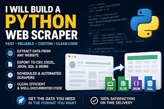 build a python web scraper