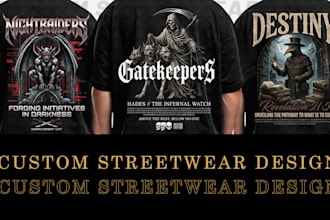 do premium custom streetwear apparel and graphic tees