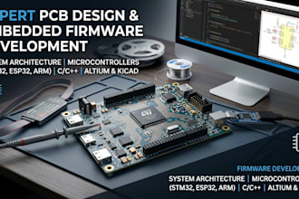 develop pcb hardware and embedded software for your product