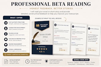 expert beta reading for novels and short stories