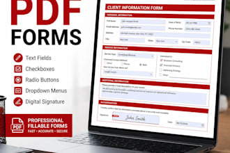 create fillable PDF forms in adobe acrobat
