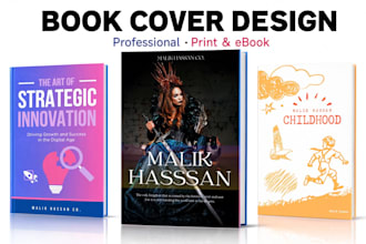 design a professional ebook cover, book cover, and romance novel cover