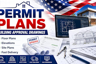 create professional permit plans and construction drawings for building approval