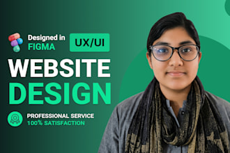 create modern website UI UX design in figma