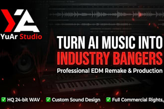 remake and produce your ai generated edm track