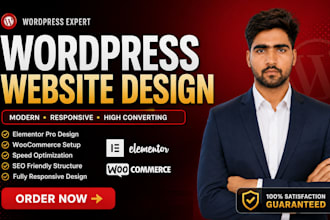 design or redesign a responsive wordpress website