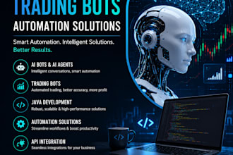 develop custom ai bots ai agents, and automated trading bots